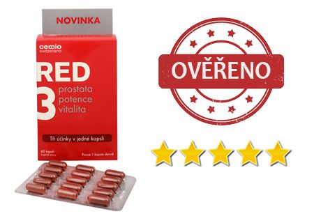 RED3 recenze – Doplněk stravy pro muže úspěšně pomáhá při léčbě prostaty