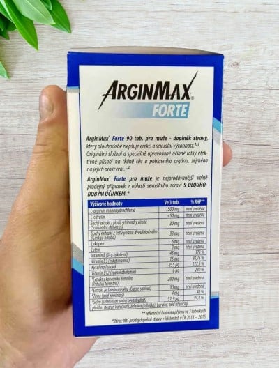 ArginMax Forte pro muže - Balení produktu